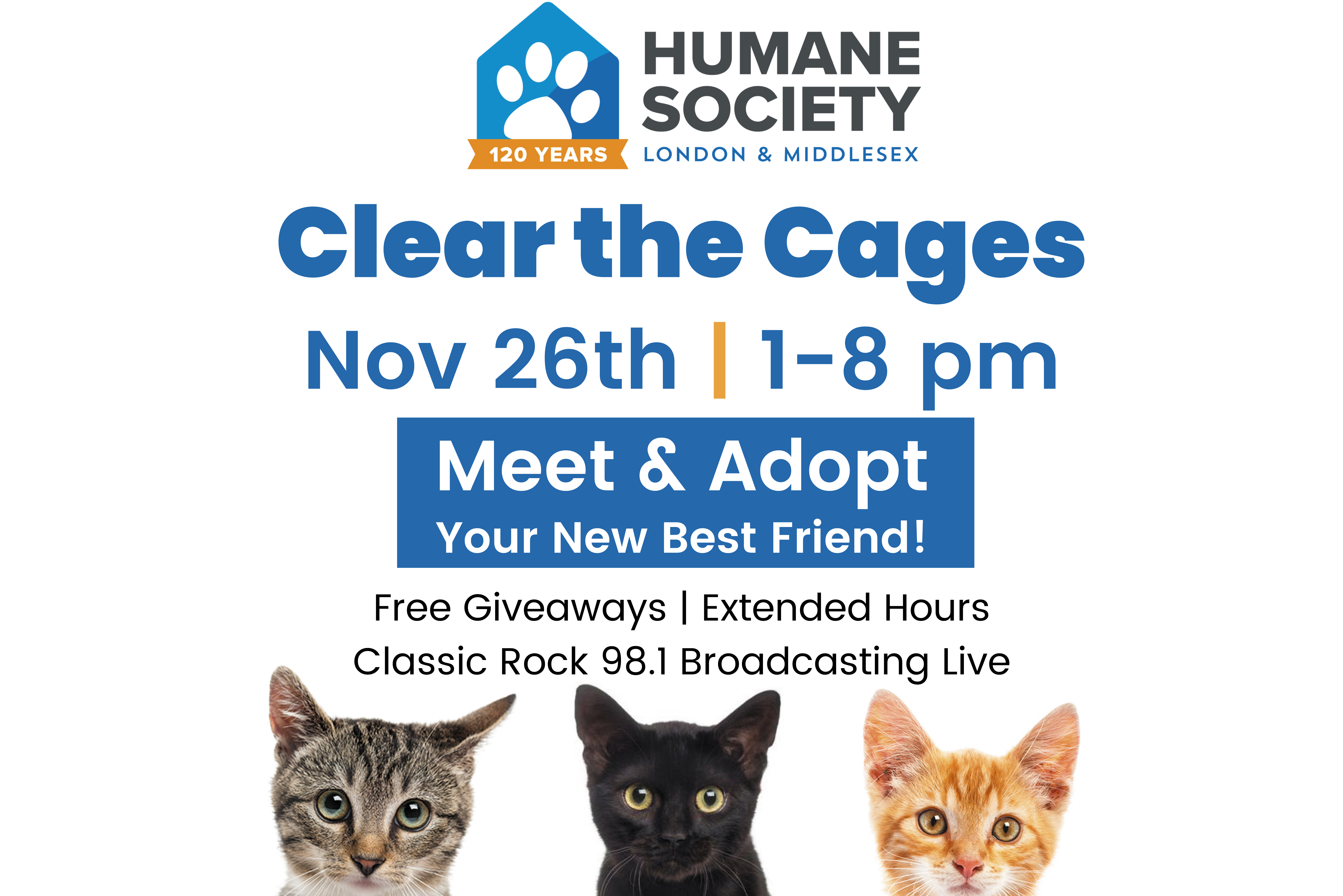 Free adoption day humane society sales 2019